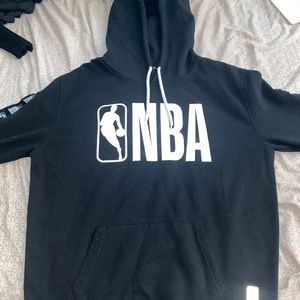 NBA Black and White Hoodie